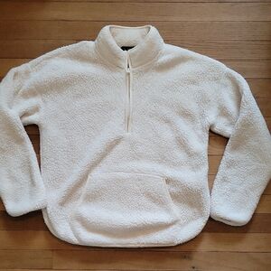 Forever21 Cozy Cream Sherpa Pullover